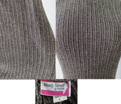 Vintage 70's Curve Hugging Shimmering Knit Sweater Dress M - Bombshell Bettys Vintage