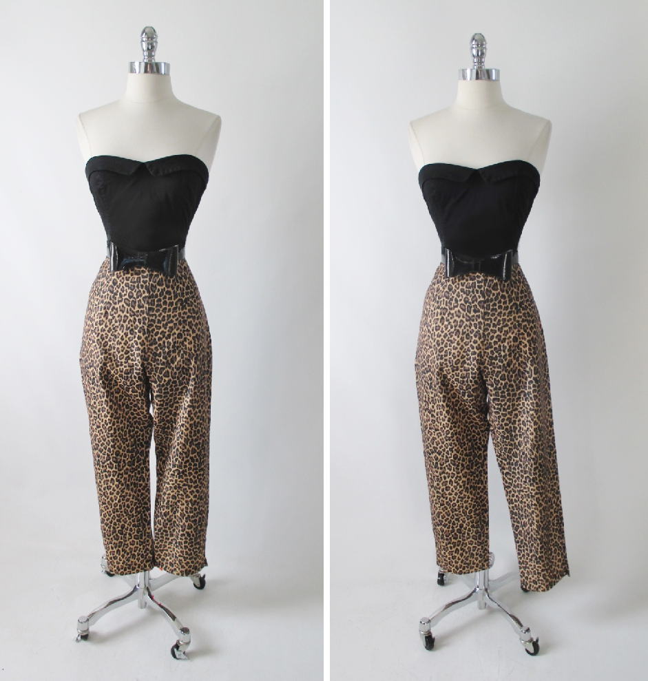 Alexia retro Pin Up cigarette pants High Waist skinny Pants by SugarShock |  Suicide Glam
