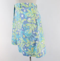 Sweet Blue Crabby Lilly Pulitzer Bermuda Shorts 14 L