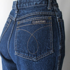 Vintage 80's 70s Classic Calvin Klein High Waist Jeans 4