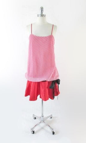 • Vintage 80's Big Bow Mini Dress M