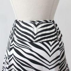 Vintage 90s Fredericks Of Hollywood Zebra Mini Skirt & Belt L