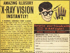 Original X Ray Specs Optical Illusion / Gag Gift - Bombshell Bettys Vintage
