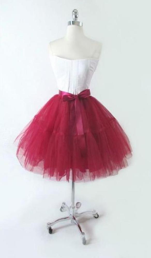 Vintage 50's Look Full Sheer TuTu Skirt Tulle Party Dress • One Size - Bombshell Bettys Vintage