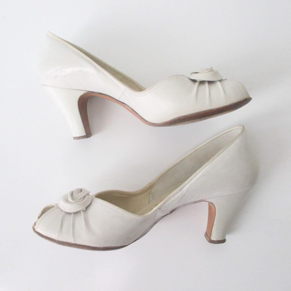 White Satin High Heel - Pointed-Toe Pumps - Ankle Strap Pumps - Lulus