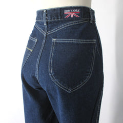 Vintage 80s Brittania High Waist Blue Jeans 12