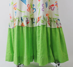 Vintage 80's Tori Richard Bright Hawaiian Floral Maxi Sundress Dress S - Bombshell Bettys Vintage