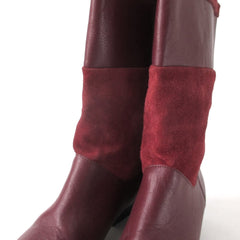 Vintage 80s Red Leather Tarantino’s Pixie Boots 8