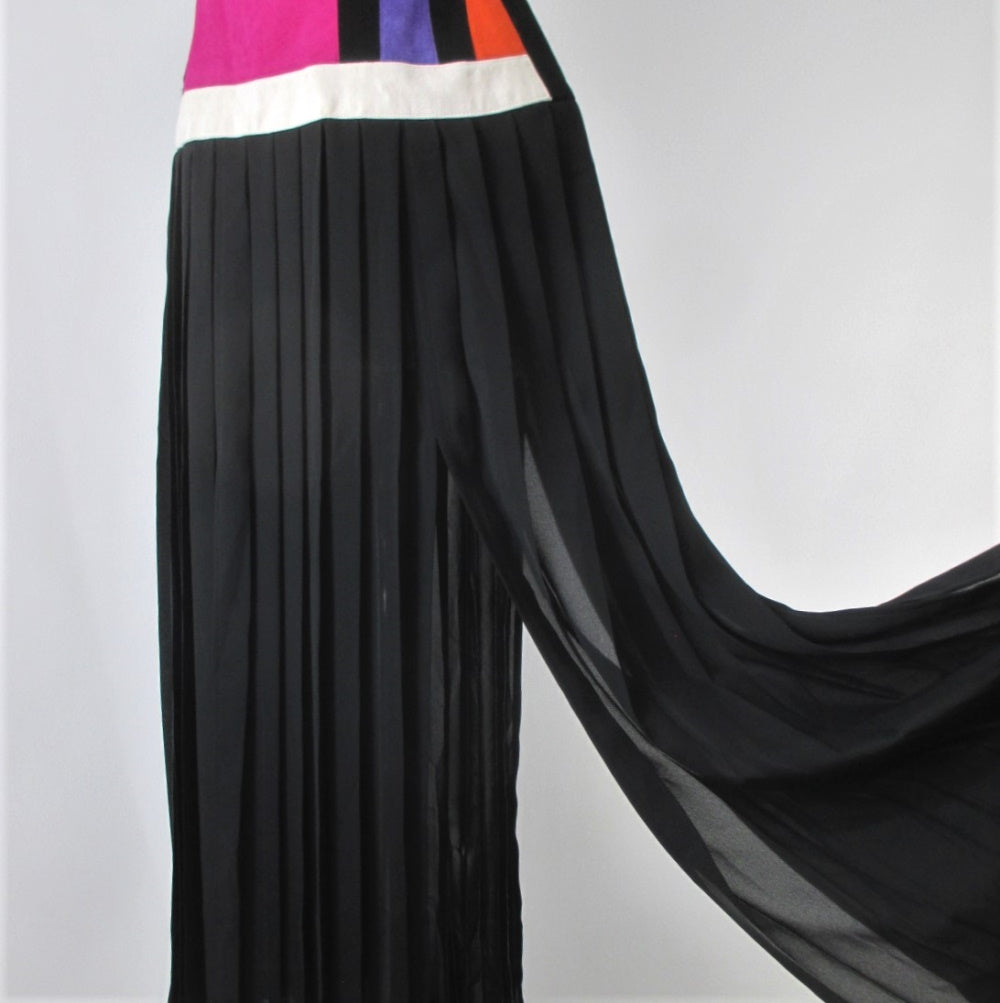 Vintage 90s Cache Colorblock Ultrasuede Dress L Bombshell Bettys Vintage Vintage 90s Cache Colorblock Ultrasuede Dress L Bombshell Bettys Vintage