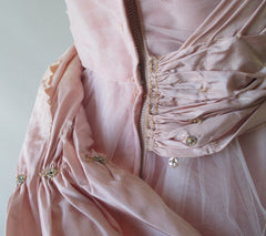 Vintage 50's Pink Tulle & Taffeta Party Dress XS - Bombshell Bettys Vintage