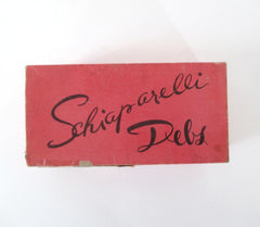 Vintage 50's Silver Schiaparelli Strappy Heels Shoes & Original Box 8.5 - Bombshell Bettys Vintage