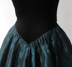 Vintage 80s Gunne Sax Off-The-Shoulder Full Skirt Party Dress XS - Bombshell Bettys Vintage