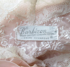 Vintage 40's Barbizon Elfin Peach & Lace Bed Jacket M / L - Bombshell Bettys Vintage