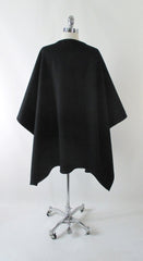 Vintage Cache Black Wool Wrap Cape One Size - Bombshell Bettys Vintage
