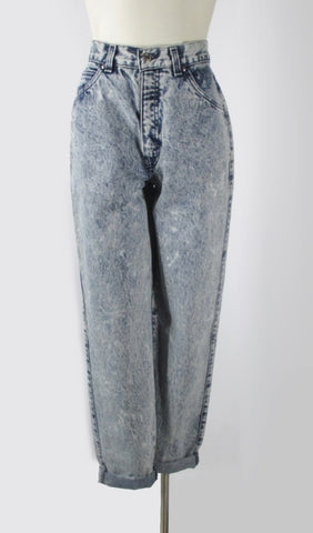 Vintage 90s Levis 900 Stone Wash Pinstripe Jeans NOS S