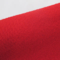vintage 50s style red felt full circle skirt fabric